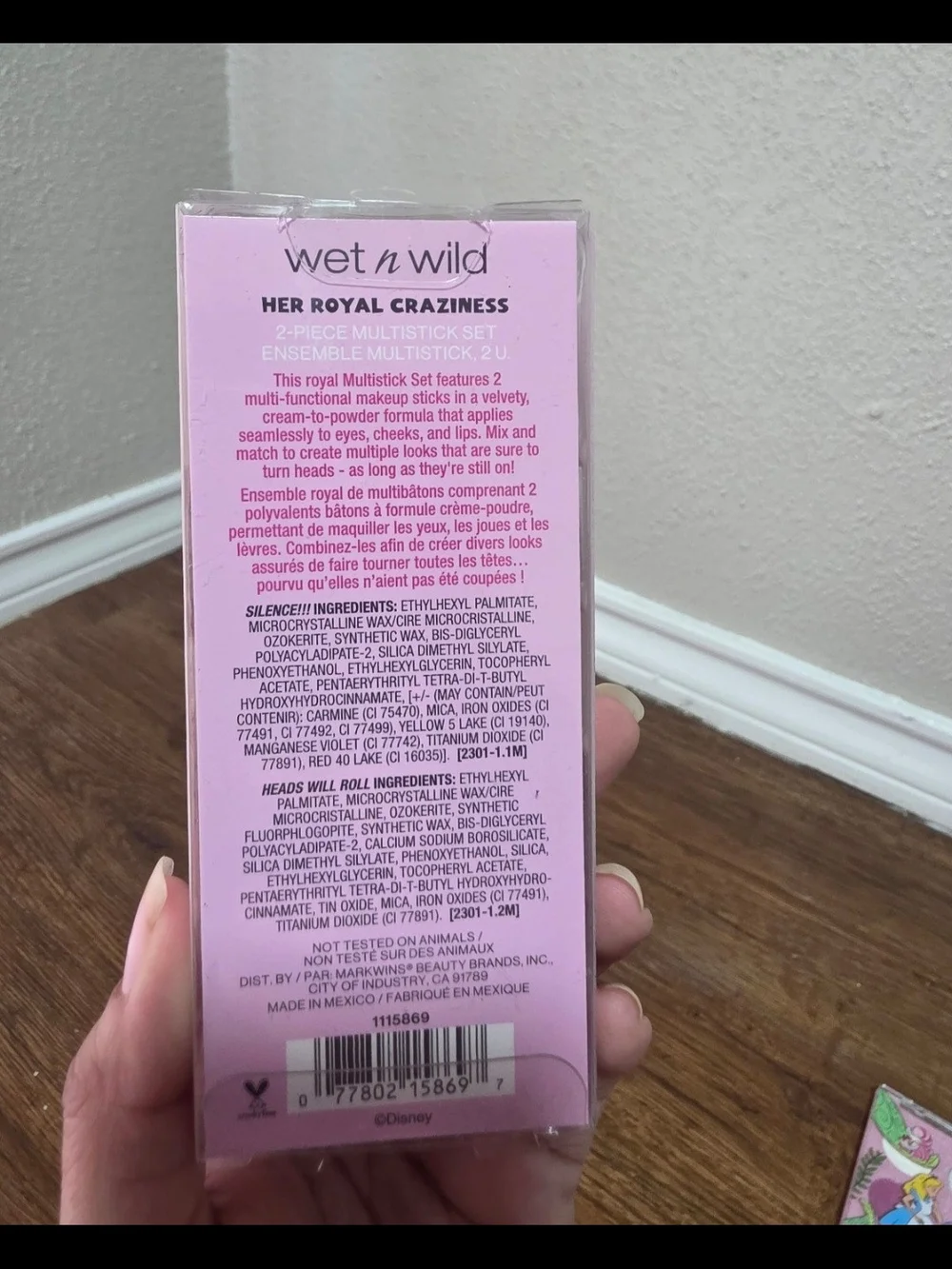 Wet n Wild x Disney Alice in Wonderland Collection Set Of 6